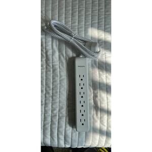 Philips 6-Outlet Surge Protector with 6ft Extension Cord